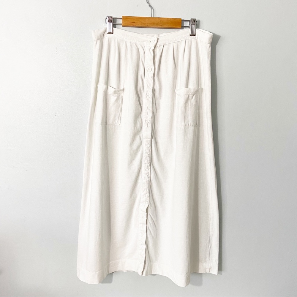 Odin & Ivy | White midi skirt